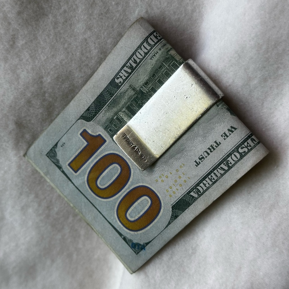 Tiffany & Co. Sterling Silver Rectangular Money Clip